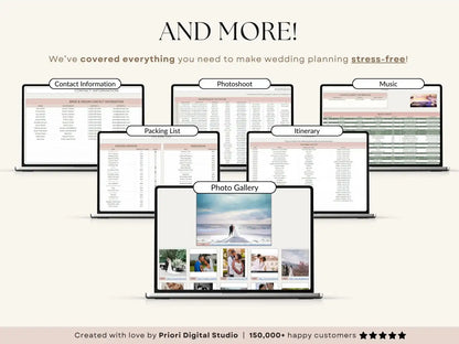 The Ultimate All-in-One Wedding Planner Spreadsheet