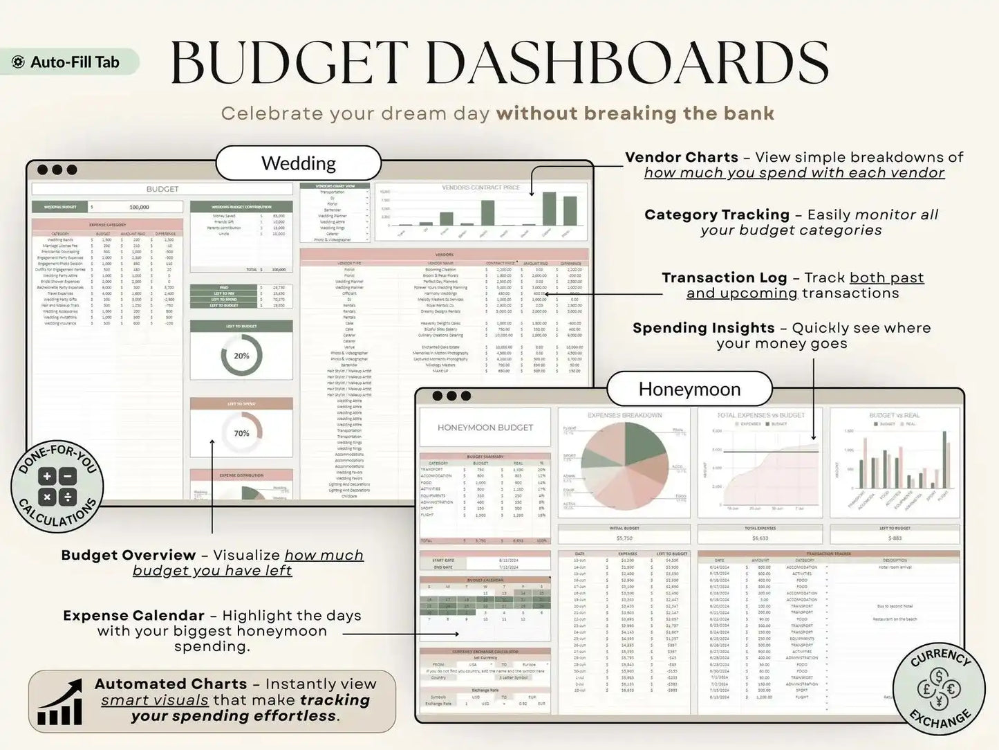 The Ultimate All-in-One Wedding Planner Spreadsheet