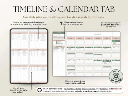 The Ultimate All-in-One Wedding Planner Spreadsheet